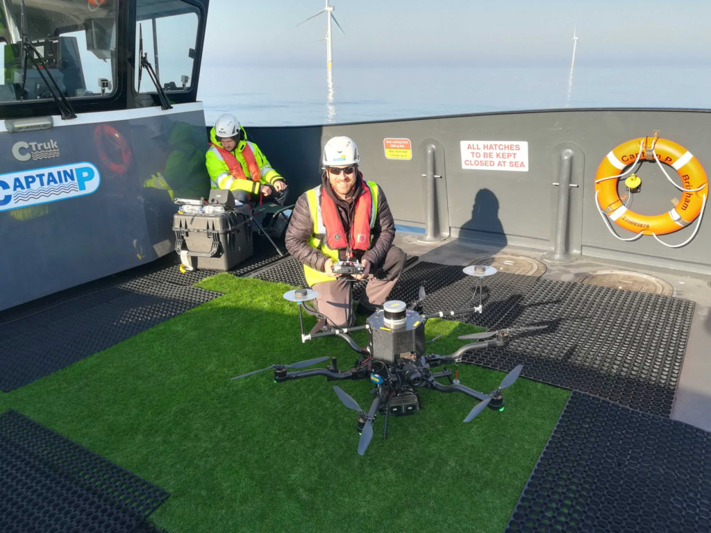 Drone Inspection Offshore Turbine Services
